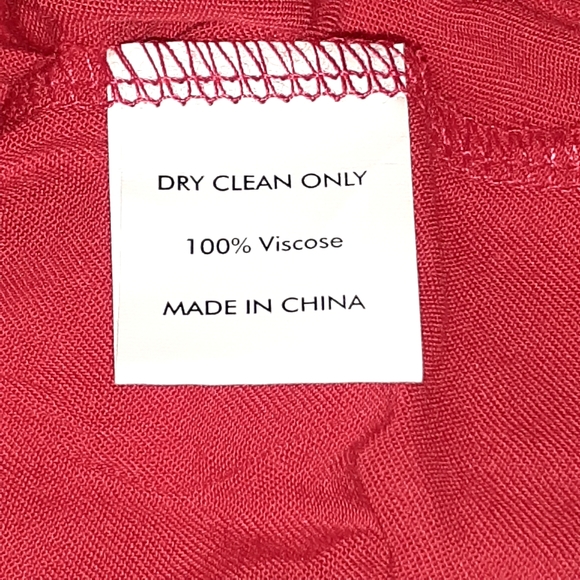 DELTA SIGMA THETA Red Sleeveless Button Up Collared Size XL Shirt SORORITY - Picture 7 of 11